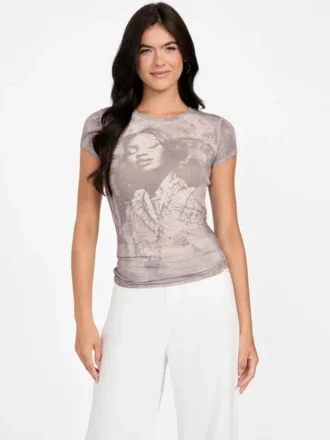 T-shirt burn-out Filles d&rsquo;Essex