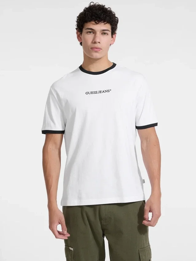 T-shirt à col rond avec logo T-shirt à col rond avec logo