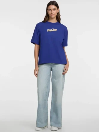 T-shirt à col rond avec logo