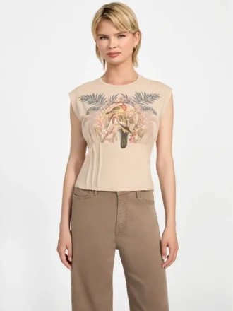 T-shirt corset Eco Parakeet