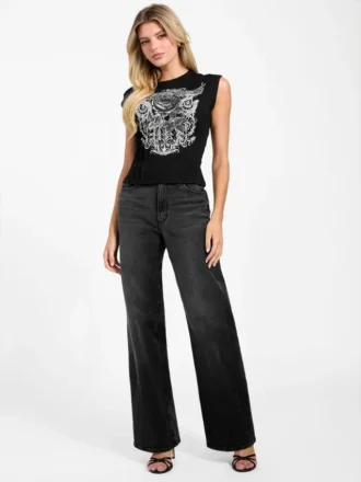T-shirt corset Eco Rocker Rose