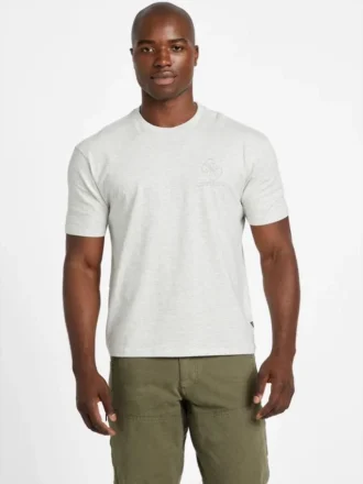 T-shirt Eco Basic Quattro G à l&rsquo;aspect vieilli