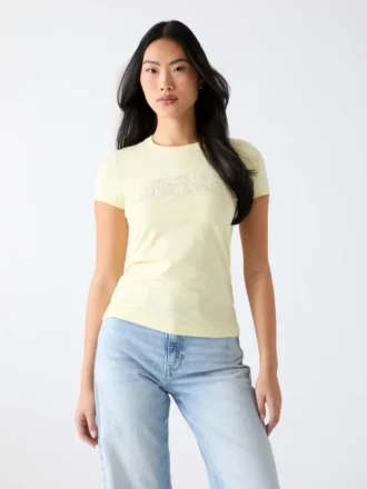 T-shirt Eco Lace avec logo signature