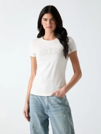 T-shirt Eco Lace avec logo signature