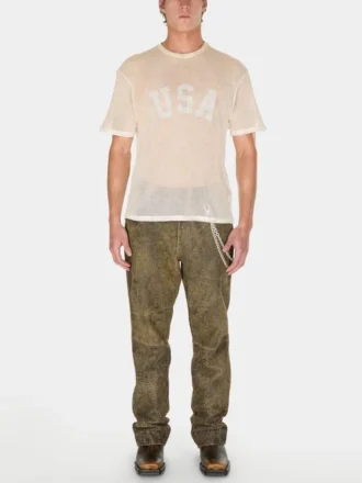 T-shirt en maille ajourée