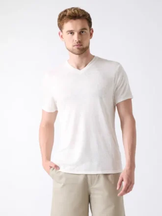 T-shirt en mélange de viscose