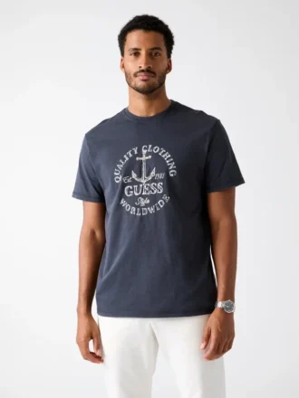 T-shirt à motif marin