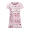 T-shirt à motif papillon délavé