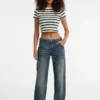 T-shirt rayé pour bébé Guess Originals Core