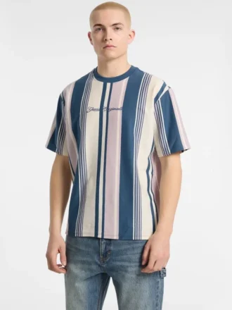 T-shirt à rayures écologiques Guess Originals