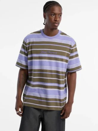 T-shirt à rayures écologiques Guess Originals
