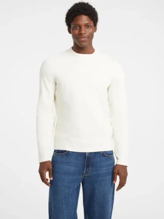 T-shirt slim à côtes multicolores
