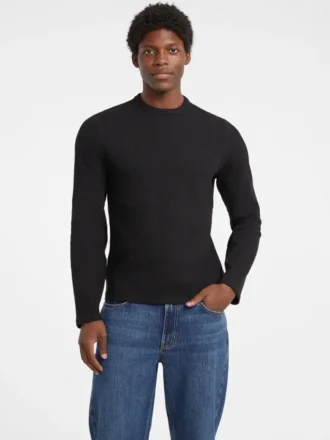 T-shirt slim à côtes multicolores