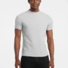 T-shirt slim à côtes multicolores T-shirt slim à côtes multicolores
