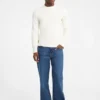 T-shirt slim à côtes multicolores T-shirt slim à côtes multicolores