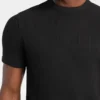 T-shirt slim à côtes multicolores T-shirt slim à côtes multicolores