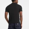 T-shirt slim à côtes multicolores T-shirt slim à côtes multicolores
