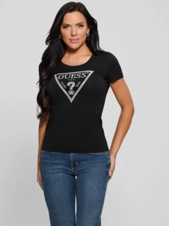 T-shirt triangle signature Eco Shiny