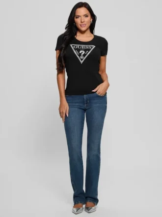 T-shirt triangle signature Eco Shiny