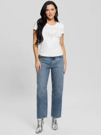 T-shirt triangle signature Eco Shiny