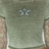 T-shirt vintage à superpositions de dentelle T-shirt vintage à superpositions de dentelle