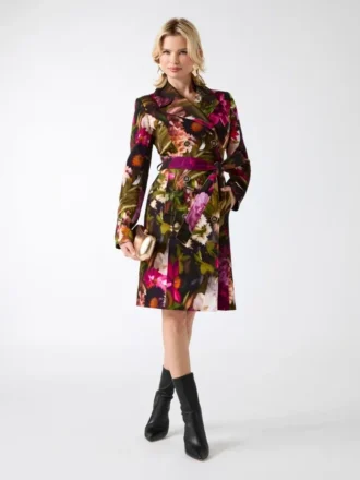 Trench-coat imprimé Jennifer