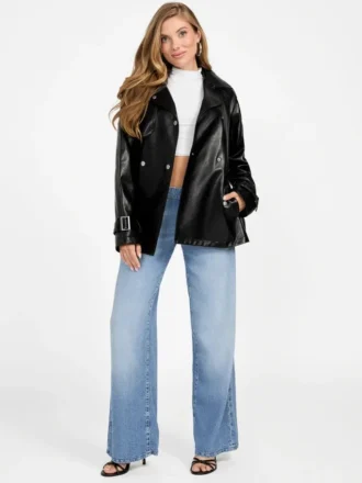 Trench court en simili cuir Marika Trench court en simili cuir Marika