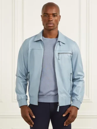 Veste aviateur en cuir