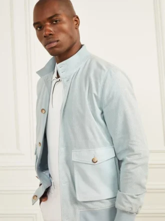 Veste aviateur en daim