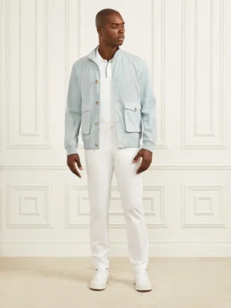 Veste aviateur en daim