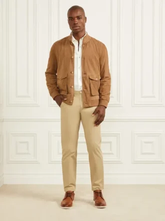 Veste aviateur en daim