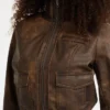 Veste aviateur en simili cuir Guess Originals