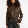 Veste aviateur en simili cuir Guess Originals