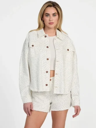 Veste-chemise en denim western