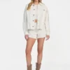 Veste-chemise en denim western