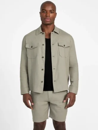 Veste-chemise en lin Eco Fletcher