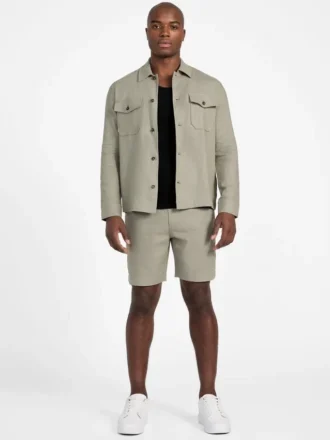 Veste-chemise en lin Eco Fletcher