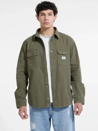 Veste-chemise en toile Veste-chemise en toile