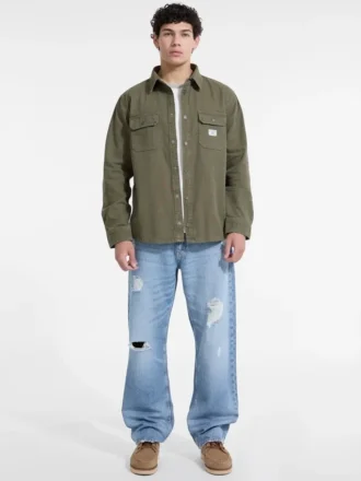 Veste-chemise en toile Veste-chemise en toile
