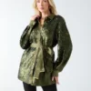 Veste-chemise à paillettes Kaia