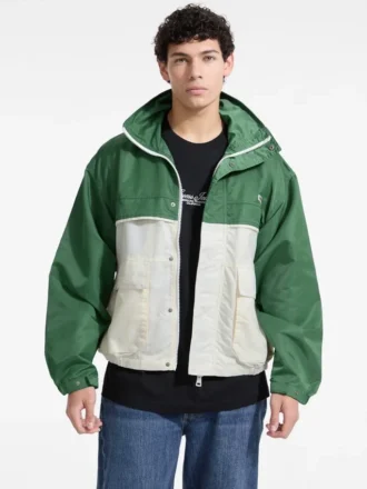 Veste coupe-vent à blocs de couleur Veste coupe-vent à blocs de couleur