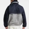 Veste coupe-vent à blocs de couleur