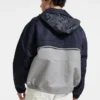 Veste coupe-vent à blocs de couleur
