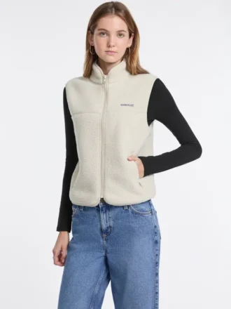 Veste courte imitation sherpa