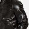 Veste de motard en simili cuir