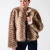 Veste en fausse fourrure Nerissa
