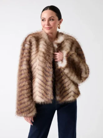 Veste en fausse fourrure Nerissa