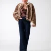 Veste en fausse fourrure Nerissa