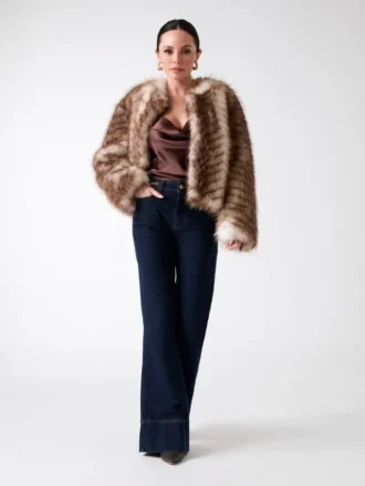 Veste en fausse fourrure Nerissa