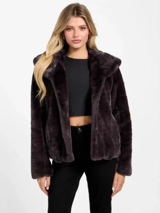 Veste en fausse fourrure Sophy